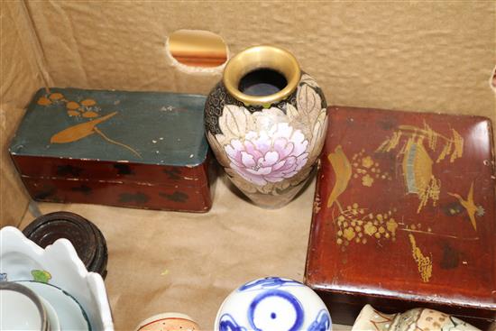 A quantity of Oriental mixed ceramics